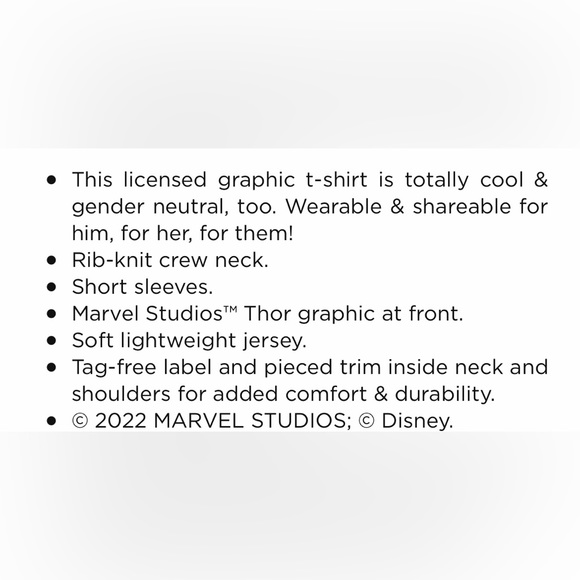 Marvel Studios Thor Unisex Graphic T-Shirt - Picture 7 of 9